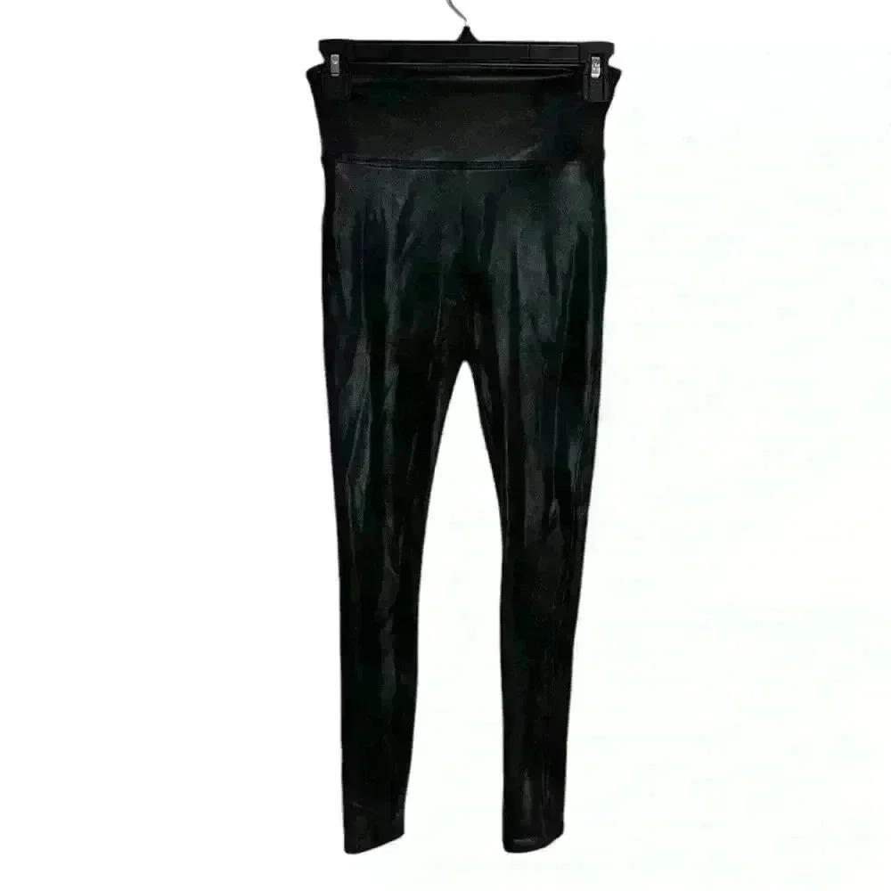 Spanx Faux Leather Leggings Black Size Small - Picture 2 of 11
